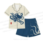 Octopus Japanese Style Pajama sets