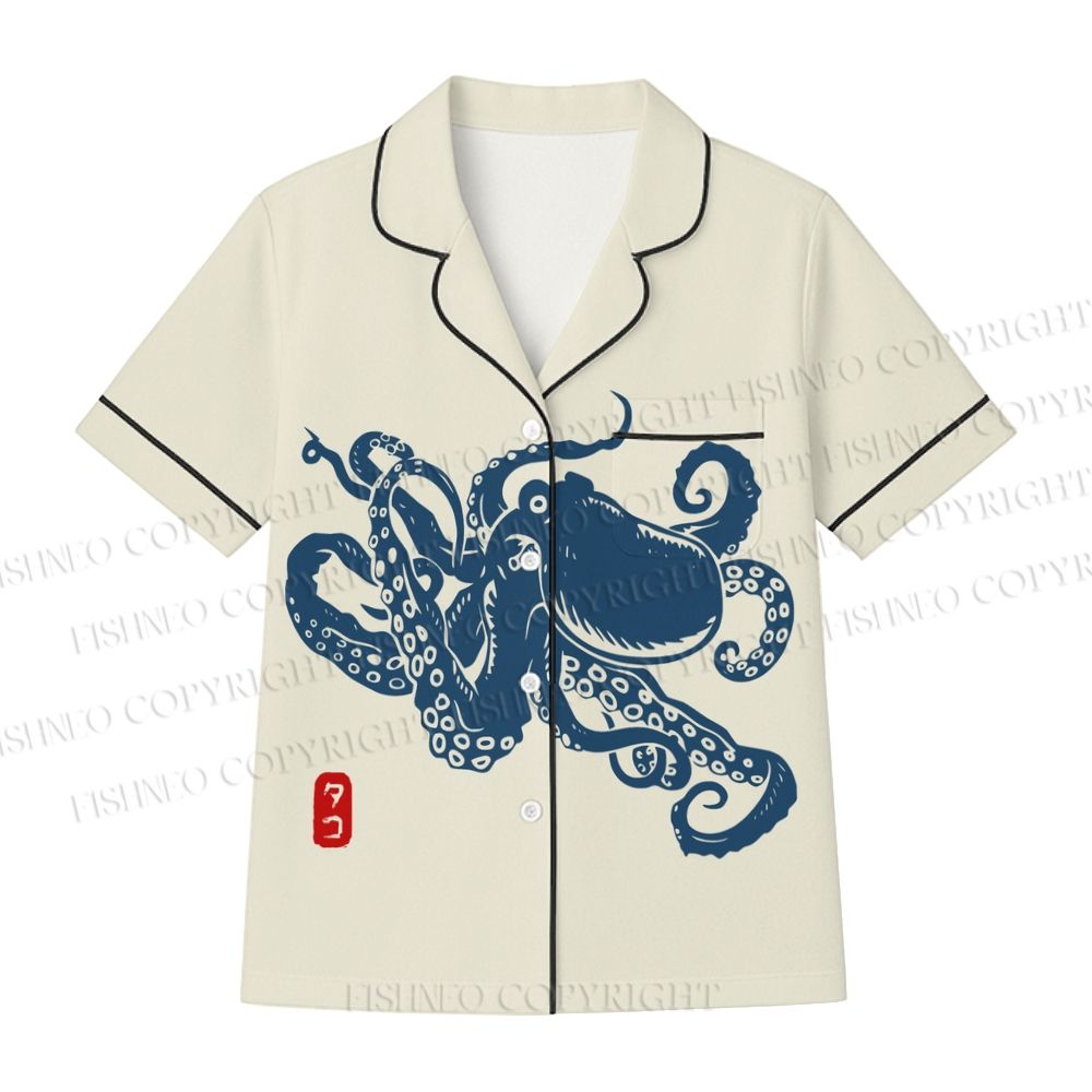 Octopus Japanese Style Pajama sets