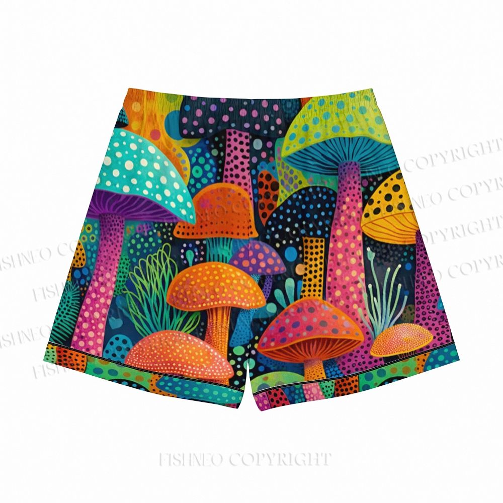 Yayoi Kusama Multicolor Mushroom Pajama sets