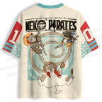 Neko Pirates Ukiyo-e Style Jersey Shirts
