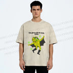 Unisex Ghost Frog The Ghost With The Most Printed Washed Tee