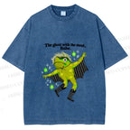 Unisex Ghost Frog The Ghost With The Most Printed Washed Tee
