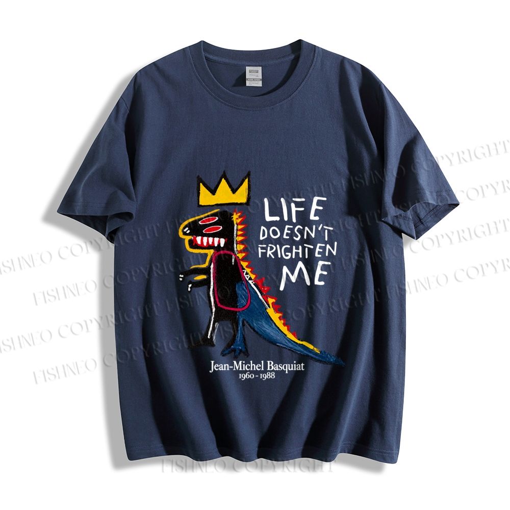 Jean-Michel Basquiat Life Doesn't Frighten Me Short-Sleeve T-Shirt