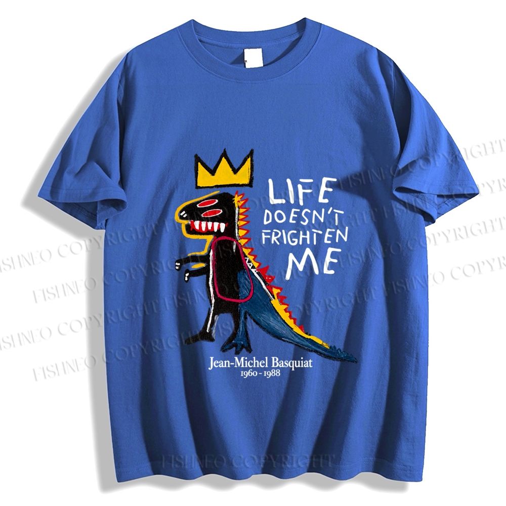 Jean-Michel Basquiat Life Doesn't Frighten Me Short-Sleeve T-Shirt