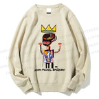 Unisex Jean-Michel Basquiat Flexible Printed Sweatshirt