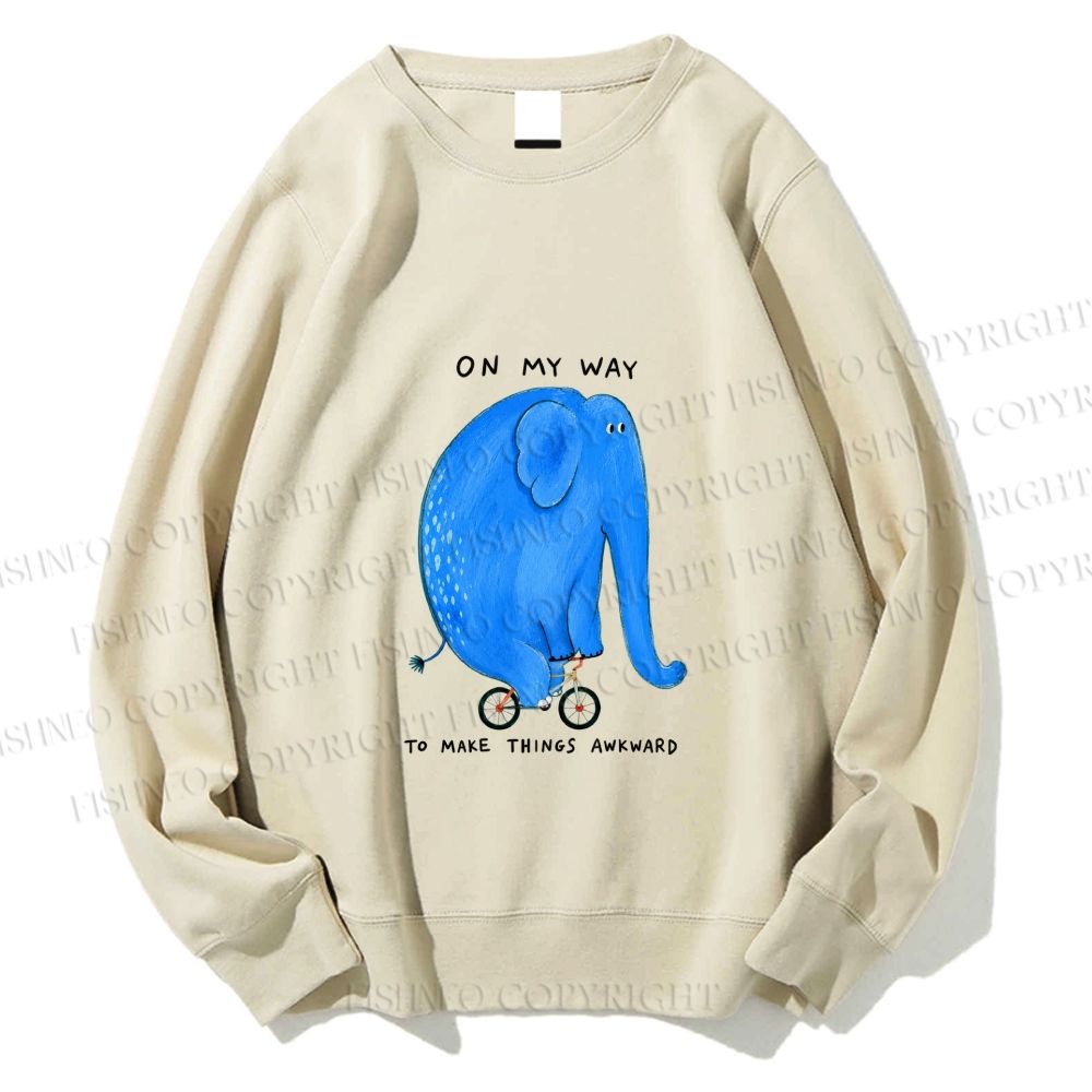 Unisex On my way Printed Sweatshirt