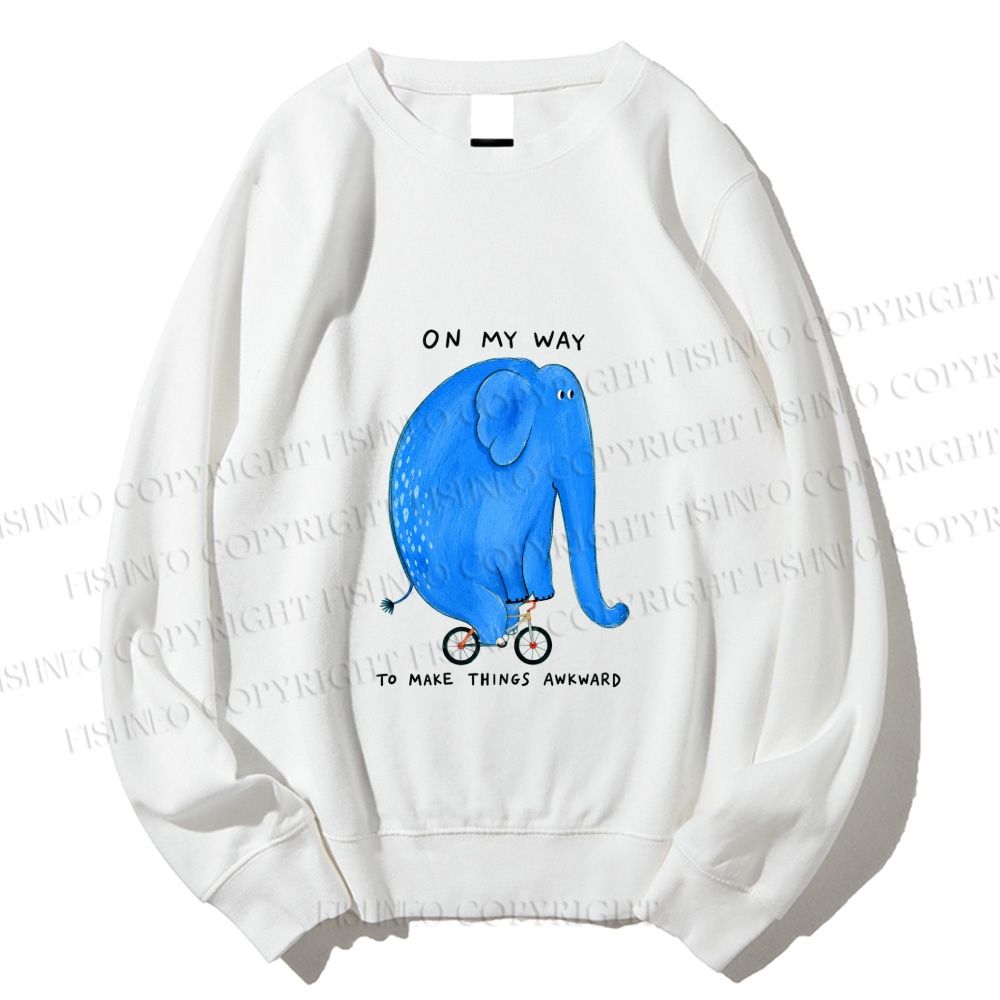 Unisex On my way Printed Sweatshirt