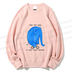 Unisex On my way Printed Sweatshirt