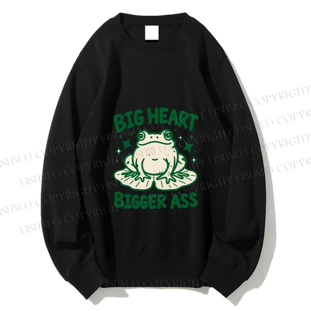 Unisex Big frog Printed Sweatshirt