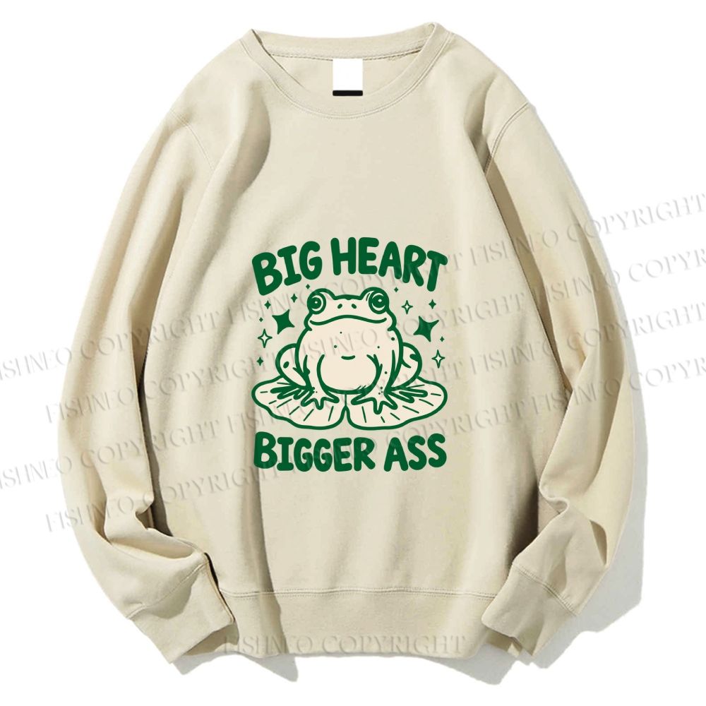 Unisex Big frog Printed Sweatshirt