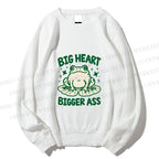Unisex Big frog Printed Sweatshirt