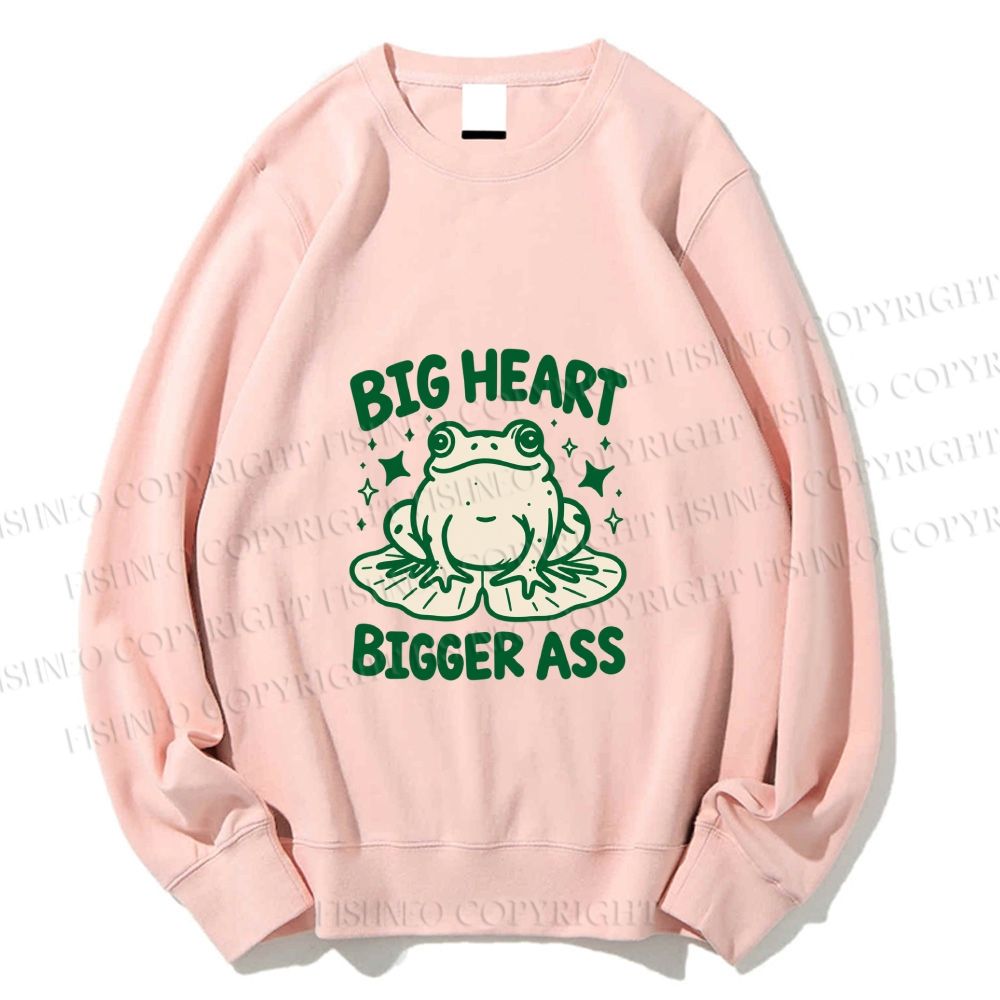 Unisex Big frog Printed Sweatshirt