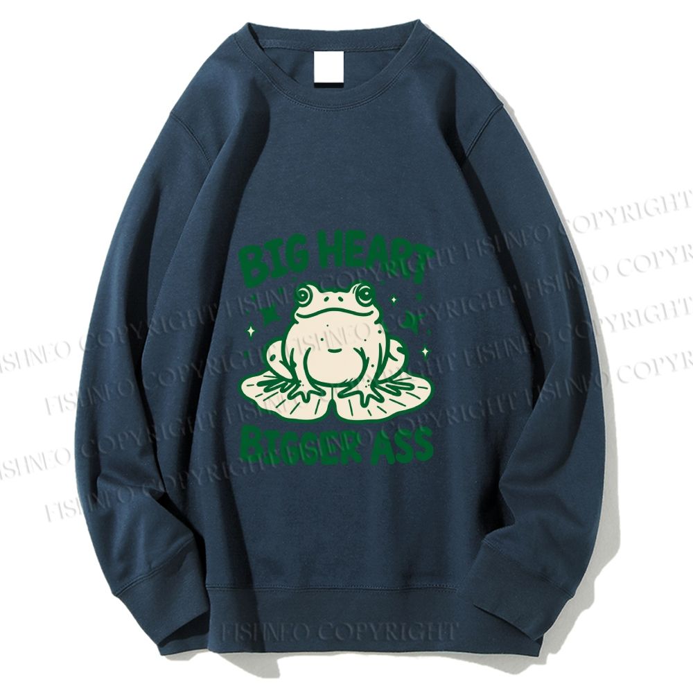 Unisex Big frog Printed Sweatshirt