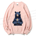Unisex Bear with flower Printed Sweatshirt