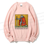 Unisex Wolf Knight Printed Sweatshirt