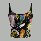 Multicolor Jellyfish Top & Elasticated Trousers Two-Piece Set