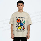 Unisex Joan Miró Poster Printed Washed Tee