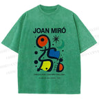 Unisex Joan Miró Poster Printed Washed Tee