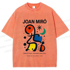 Unisex Joan Miró Poster Printed Washed Tee