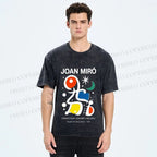 Unisex Joan Miró Poster Printed Washed Tee