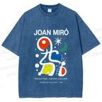 Unisex Joan Miró Poster Printed Washed Tee