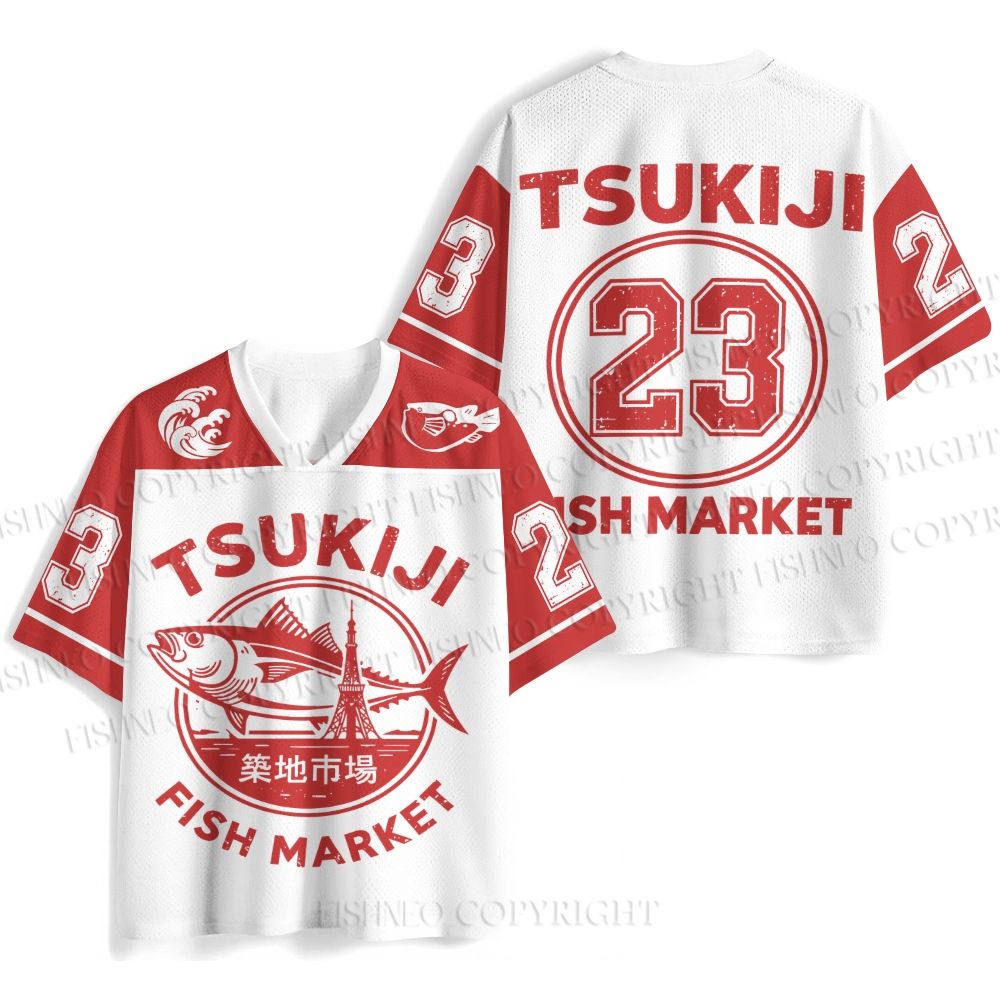 Tsukiji Fish Market Jersey Shirts