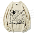 Unisex Jean-Michel Basquiat Graffiti Printed Sweatshirt
