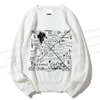 Unisex Jean-Michel Basquiat Graffiti Printed Sweatshirt