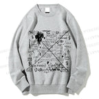 Unisex Jean-Michel Basquiat Graffiti Printed Sweatshirt