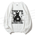 Unisex Tokyo Record Store Printed Sweatshirt