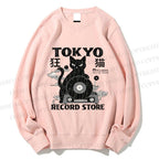 Unisex Tokyo Record Store Printed Sweatshirt