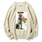 Unisex Jean-Michel Basquiat Stardust Printed Sweatshirt
