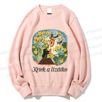 Unisex The Little Mole With Bee Printed Sweatshirt