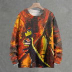 Jean-Michel Basquiat Dinosaur Crew Neck Sweater