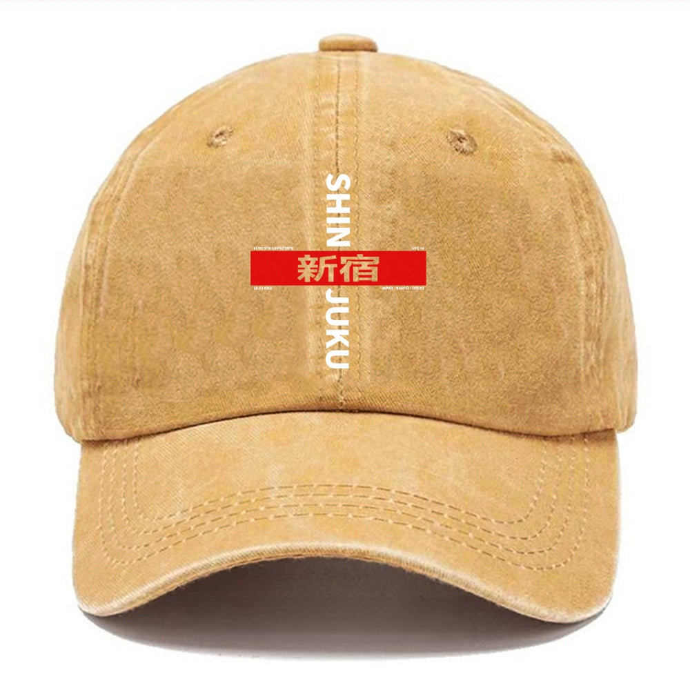 Shinjuku Prefecture Japan Washed Cap