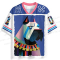 Geometric Dog Jersey Shirts