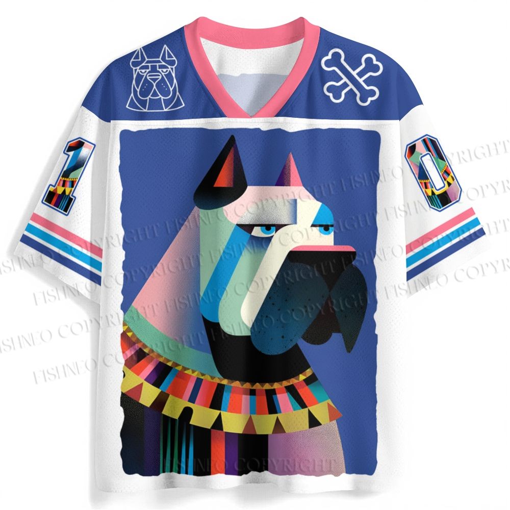 Geometric Dog Jersey Shirts