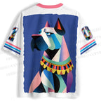 Geometric Dog Jersey Shirts