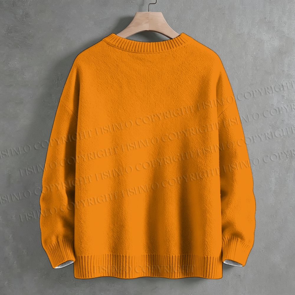 Charley Harper Geometric Cat And Dog Crew Neck Sweater