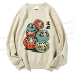 Unisex Daruma Doll Printed Sweatshirt