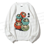 Unisex Daruma Doll Printed Sweatshirt