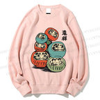 Unisex Daruma Doll Printed Sweatshirt