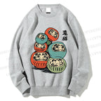 Unisex Daruma Doll Printed Sweatshirt