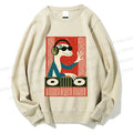 Unisex Gecko DJ Printed Sweatshirt