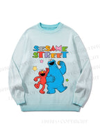 Unisex Sesame Street Gradient Casual sweater