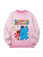 Unisex Sesame Street Gradient Casual sweater