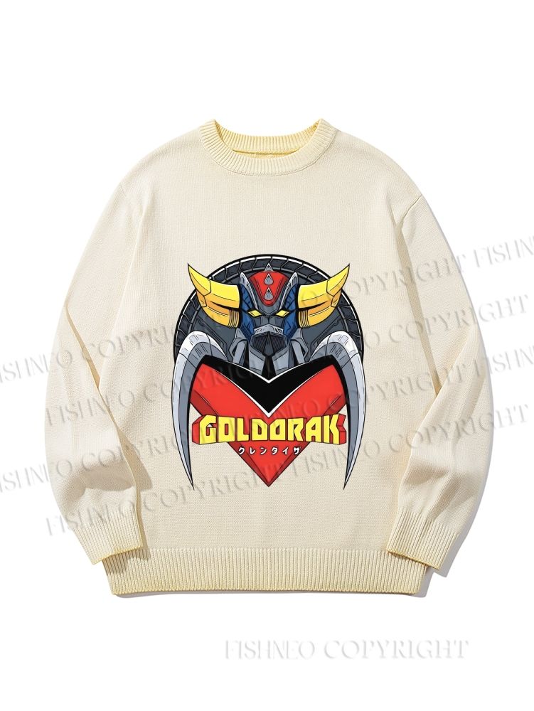 Unisex Mazinger Z Grendizer Gradient Casual sweater