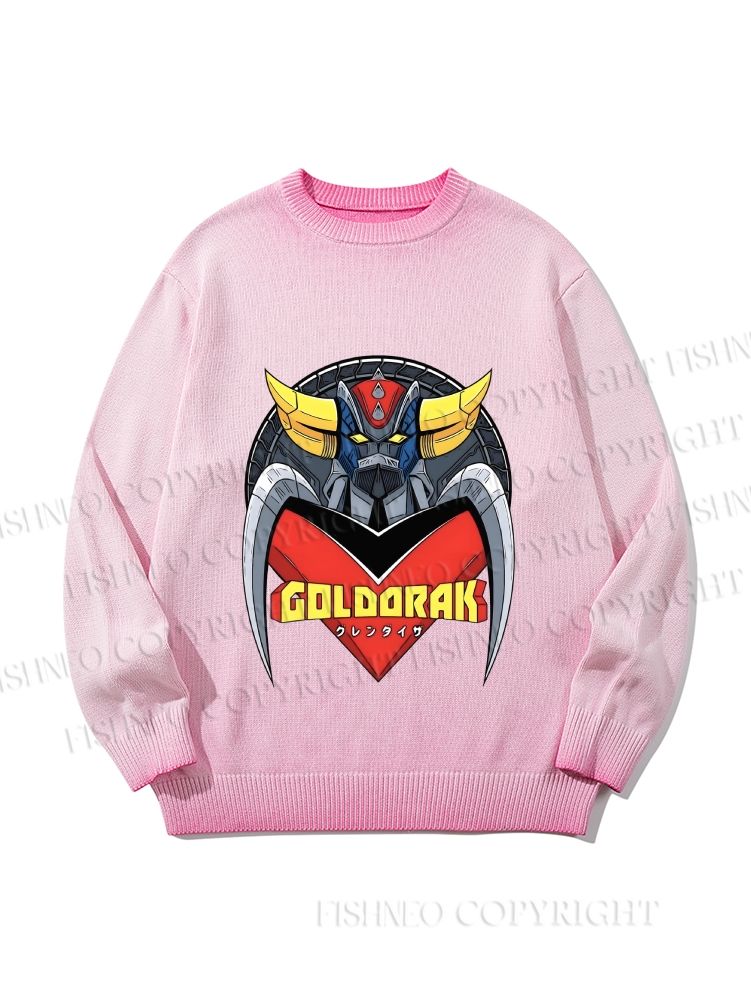 Unisex Mazinger Z Grendizer Gradient Casual sweater