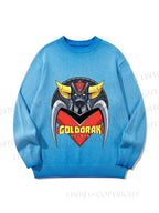Unisex Mazinger Z Grendizer Gradient Casual sweater