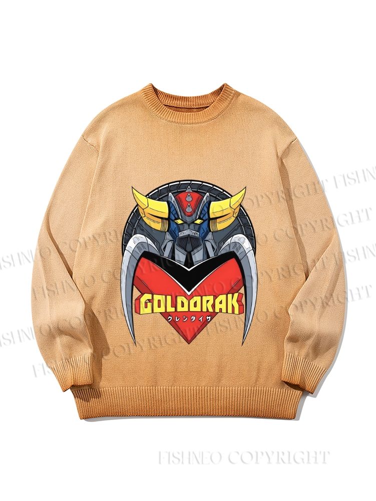 Unisex Mazinger Z Grendizer Gradient Casual sweater